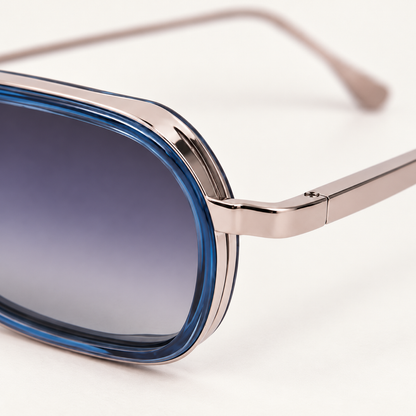 Montelier Devaux silver blue — hinge detail
